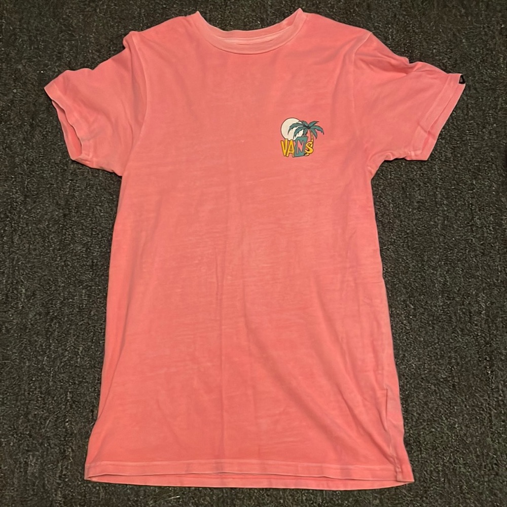 vans pink tropical t shirt